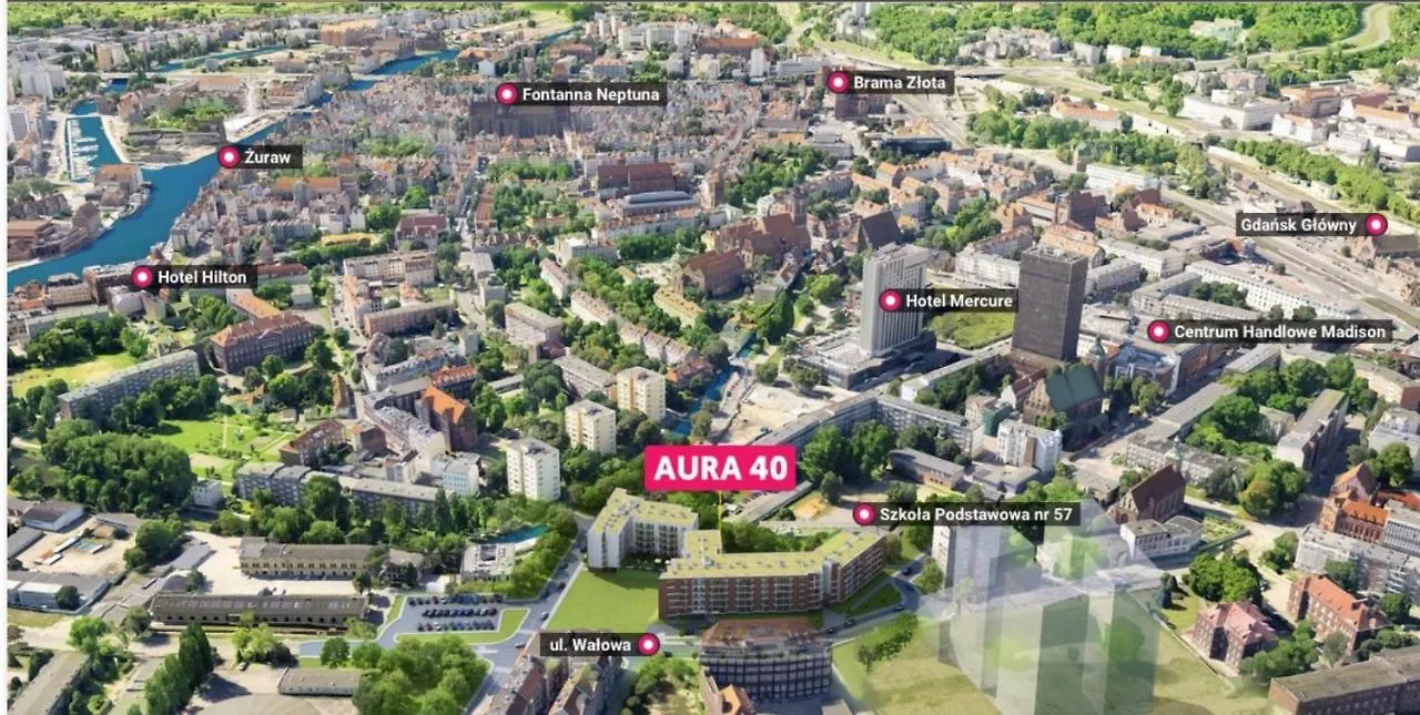 Rent40 Apartamenty Aura Gdansk Old Town